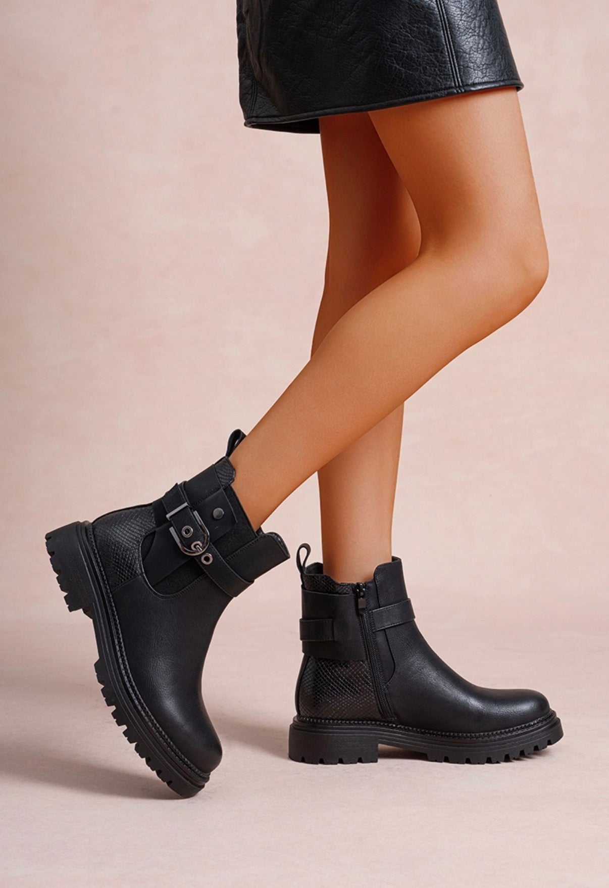 Ankle-Boots in Schwarz