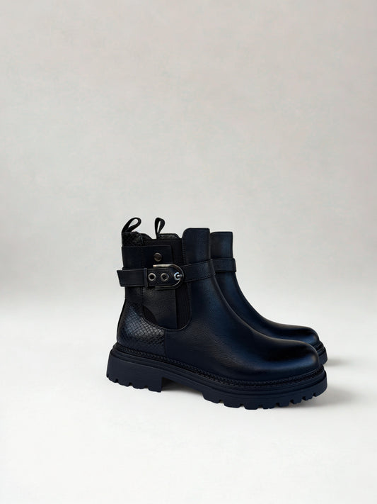 Ankle-Boots in Schwarz