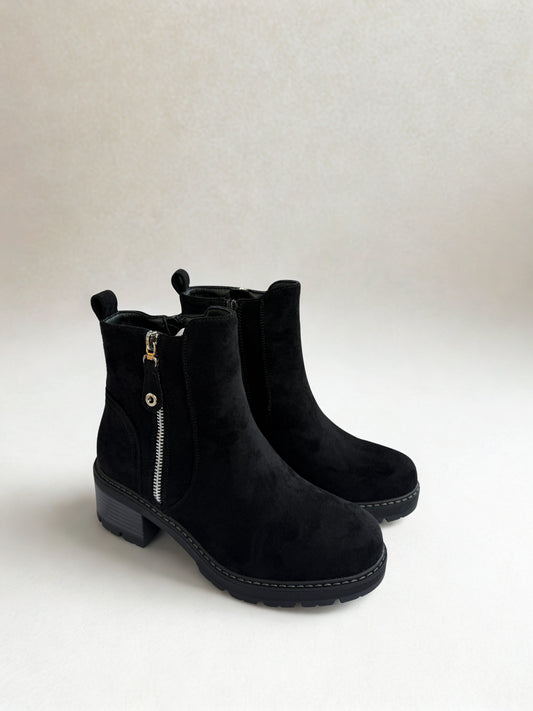 Ankle Boots in Schwarz